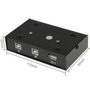 2 Port USB Data Switch(Black)