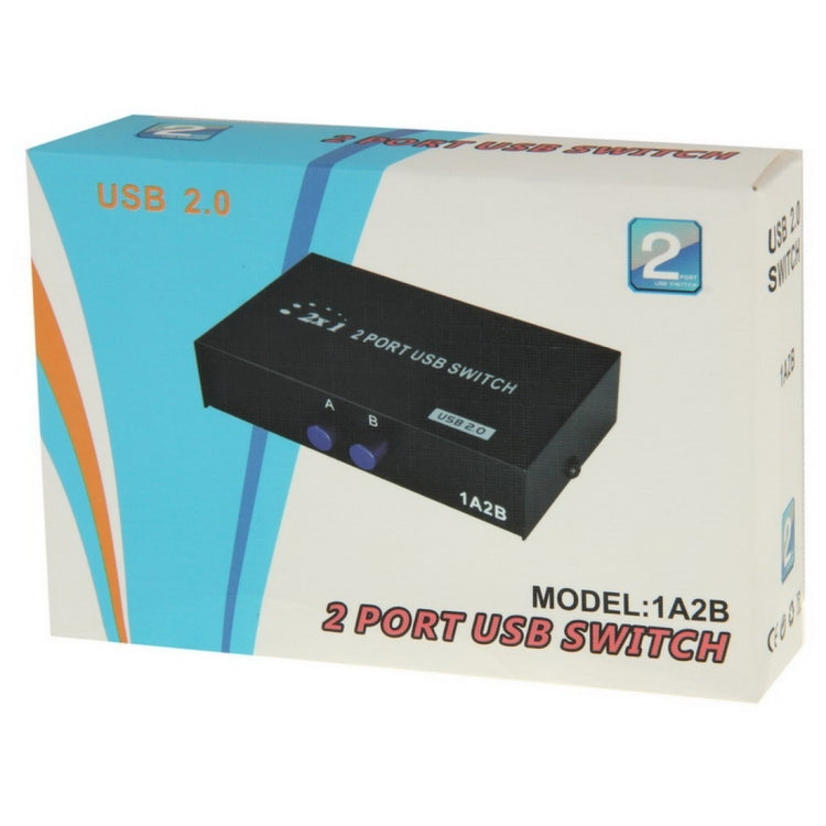 2 Port USB Data Switch(Black)