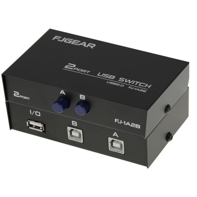 2 Port USB Data Switch(Black)