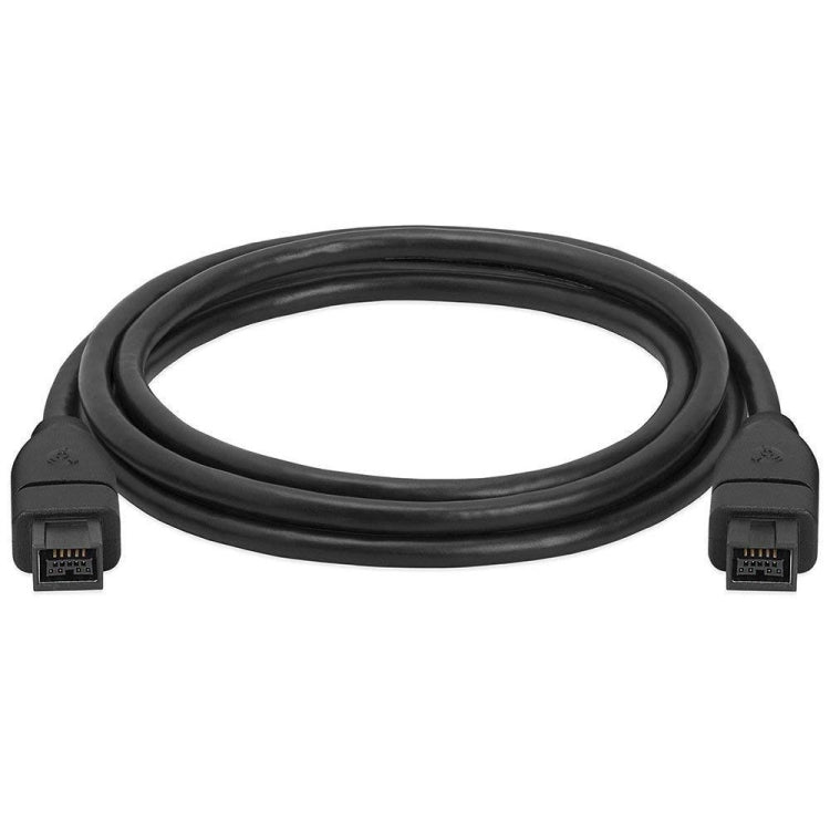 Firewire 800 IEEE1394B 9 Pin to 9 Pin Male Cable, Length: 1.8m(Black)