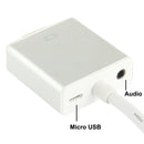 22cm Full HD 1080P 19 Pin HDMI Male to VGA Female Video Adapter Cable with Audio Cable