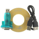 USB 2.0 to RS232 Serial Port DB9 9Pin Male Cable Converter Adapter(Green)