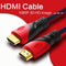 1.8m HDMI 1.4 Version 1080P Nylon Woven Line Red Black Head HDMI Male to HDMI Male Audio Video Connector Adapter Cable