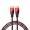 1.8m HDMI 1.4 Version 1080P Nylon Woven Line Red Black Head HDMI Male to HDMI Male Audio Video Connector Adapter Cable