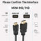 1.5m Mini HDMI to HDMI 19Pin Cable , 1.3 Version, Support HD TV / Xbox 360 / PS3 etc (Gold Plated)(Black)