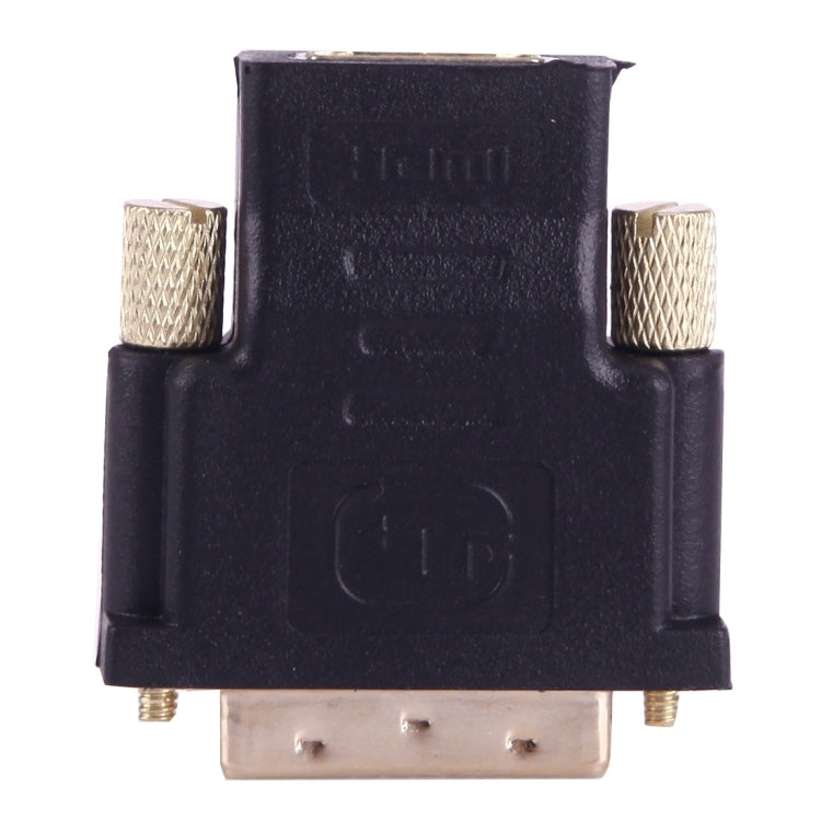 HDMI 19Pin Female to DVI 24+1 Pin Male adapter (Gold Plated)(Black)