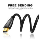 1.5m Gold Plated 3D 1080P Micro HDMI Male to HDMI Male cable for Mobile Phone, Cameras, GoPro
