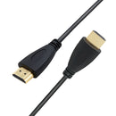 1.8m HDMI to HDMI 19Pin Cable, 1.4 Version, Support 3D, Ethernet, HD TV / Xbox 360 / PS3 etc (Gold Plated)(Black)