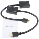 HDMI Extender by Cat5e / 6 LAN Cable 30M / 1080P(Black)