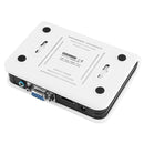 1080P HDMI to VGA adapter Digital to Analog Video Audio Converter Cable for Xbox 360 PS3 PS4 PC Laptop TV Box Projector(White)