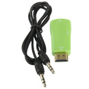 Full HD 1080P HDMI to VGA and Audio Adapter for HDTV / Monitor / Projector(Green)