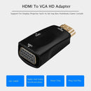 Full HD 1080P HDMI to VGA and Audio Adapter for HDTV / Monitor / Projector(Black)