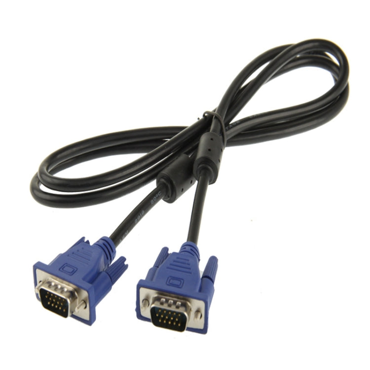 1.5m High Quality VGA 15 Pin Male to VGA 15 Pin Male Cable for LCD Monitor / Projector