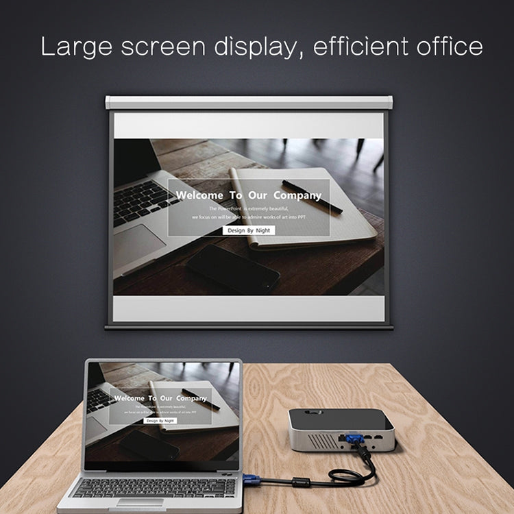 5m Good Quality VGA 15 Pin Male to VGA 15 Pin Female Cable for LCD Monitor, Projector, etc(Black)