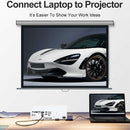 22cm Full HD 1080P Micro HDMI Male to VGA Female Video Adapter Cable with Audio Cable(Black)