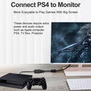 22cm Full HD 1080P Micro HDMI Male to VGA Female Video Adapter Cable with Audio Cable(Black)