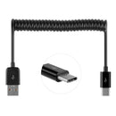 USB 2.0 to USB 3.0 Type C Retractable Charging / Data Cable, For Galaxy S8 & S8 + / LG G6 / Huawei P10 & P10 Plus / Xiaomi Mi6 & Max 2 and other Smartphones(Black)