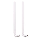 2 PCS B593 5dBi SMA Male 4G LTE Router Antenna(White)