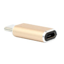Aluminum Micro USB to USB 3.1 Type-c Converter Adapter, For Galaxy S8 & S8 + / LG G6 / Huawei P10 & P10 Plus / Xiaomi Mi6 & Max 2 and other Smartphones(Gold)