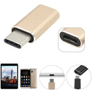 Aluminum Micro USB to USB 3.1 Type-c Converter Adapter, For Galaxy S8 & S8 + / LG G6 / Huawei P10 & P10 Plus / Xiaomi Mi6 & Max 2 and other Smartphones(Gold)