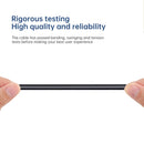 USB DC Charging Cable, Length: 65cm(Black)