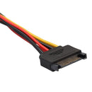 SATA 15-Pin Male to 2 x 15-Pin Female Power Extension Cable, Length: 15CM