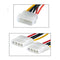 4-Pin Molex Y Power Supply Cable splitter, Length: 20cm