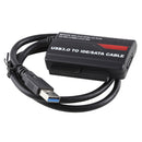 USB 3.0 to IDE/SATA Hard Drive External HDD Adapter(Black)