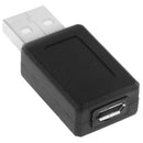 USB 2.0 AM to Micro USB Female Adapter(Black)