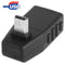 90 Degree Up Angled Mini USB Male to USB 2.0 AF Adapter(Black)