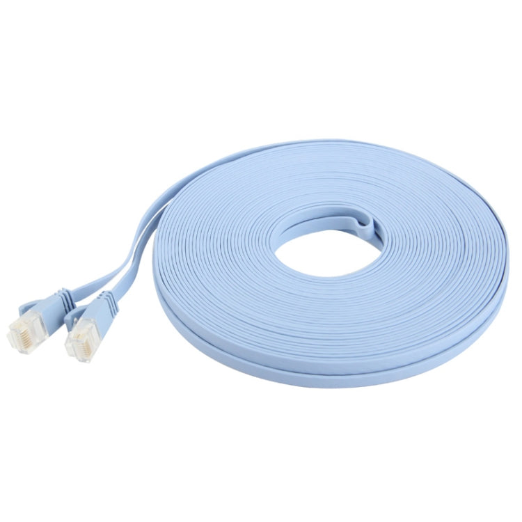 CAT6 Ultra-thin Flat Ethernet Network LAN Cable, Length: 20m (Baby Blue)