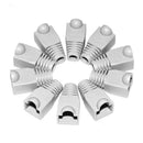 Network Cable Boots Cap Cover for RJ45, Grey (100 pcs in one packaging , the price is for 100 pcs)(Grey)