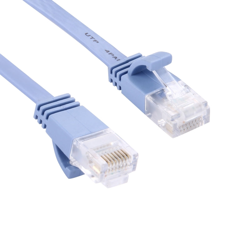 CAT6 Ultra-thin Flat Ethernet Network LAN Cable, Length: 15m(Blue)