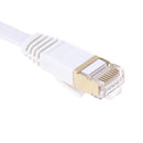 Gold Plated Head CAT7 High Speed 10Gbps Ultra-thin Flat Ethernet RJ45 Network LAN Cable (1m)