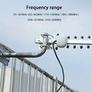 High Gain 28dBi SMA Plug 4G 696-960MHz / 1710-2690MHz Yagi Antenna