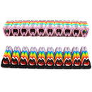 100PCS Label Mark RJ45 RJ11 RJ12 Color Cable