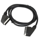 20 Pin SCART to SCART Lead Cable for DVD/HDTV/AV/TV, Cable Length: 1.5m
