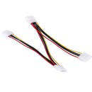 4 Pin IDE 1 Male to 3 Female Splitter Power Cable for 3.5 HDD DVD, Length: 20cm