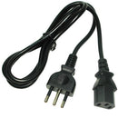 3 Prong AC Desktop PC Italy Standards Power Cord, Cable Length: 1.2m