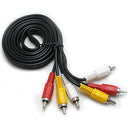 Good Quality Audio Video Stereo RCA AV Cable, Length: 5m