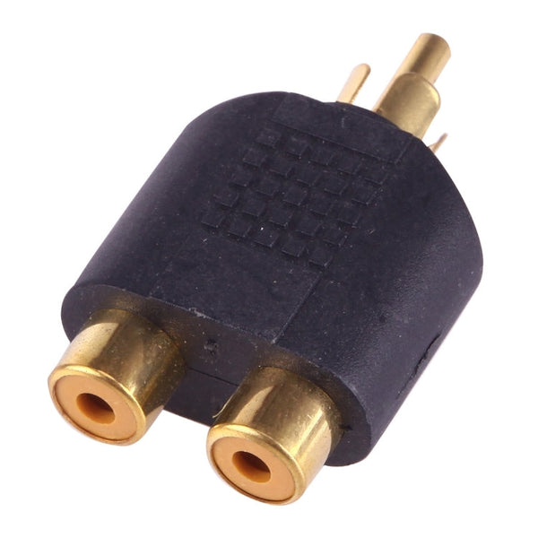 RCA plug to 2x RCA Sockets (Gold Plated)