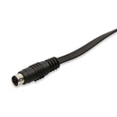 4 Pin S-Video to 3 RCA AV TV Male Cable Converter Adapter, Length: 1.5M(Black)