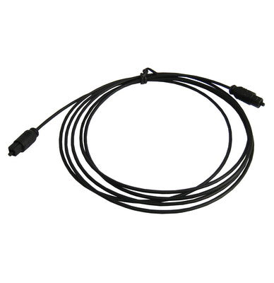 Optical Audio Cable, OD: 2.2MM, Length: 2m(Black)