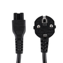 High Quality 3 Prong Style EU Notebook AC Power Cord, Length: 1.8m