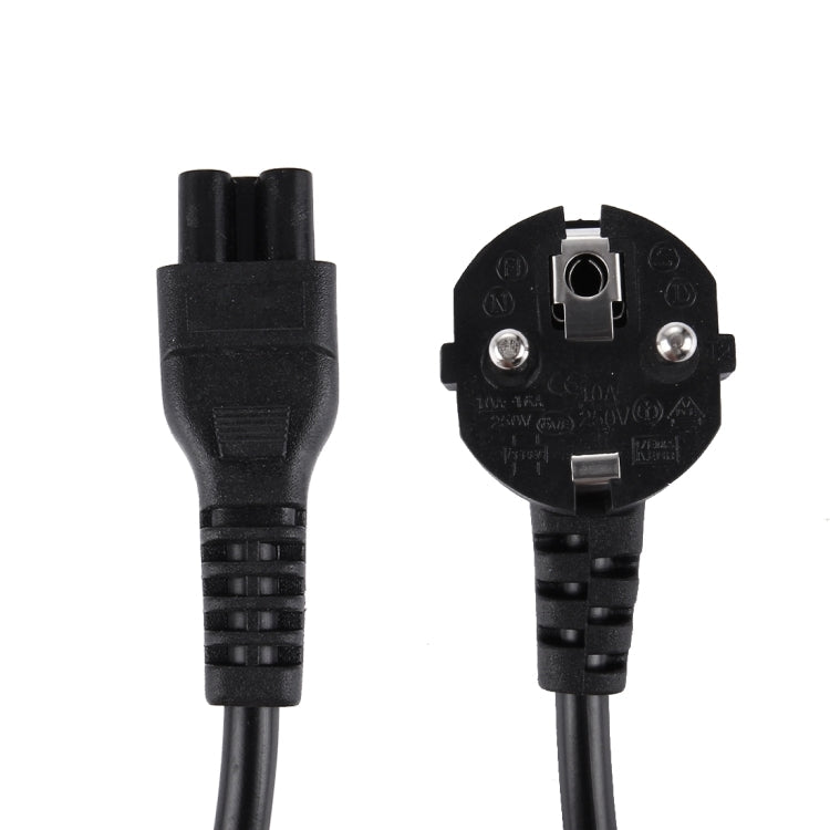 High Quality 3 Prong Style EU Notebook AC Power Cord, Length: 1.8m