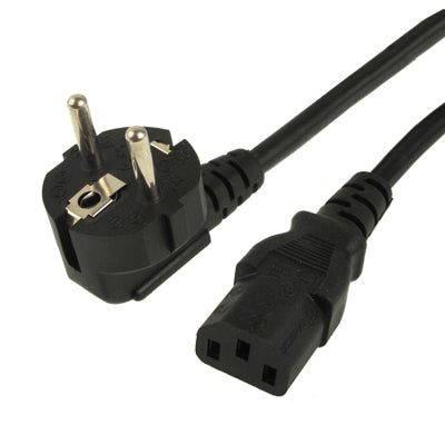 High Quality 3 Prong Style EU Notebook AC Power Cord, Length: 1.8m