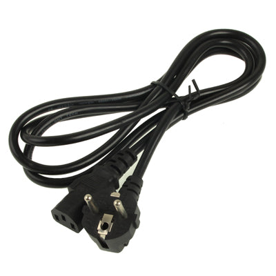 High Quality 3 Prong Style EU Notebook AC Power Cord, Length: 1.8m