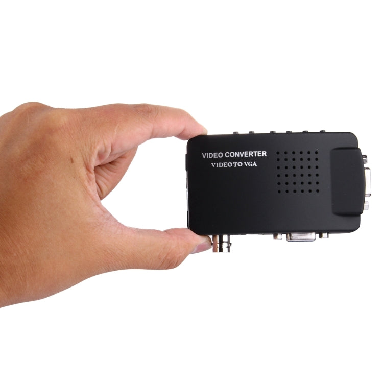 BNC / S-Video to VGA Video Converter(Black)