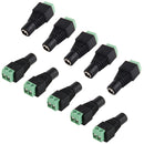 10 PCS CCTV DC Power Female Jack Connector