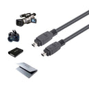 Firewire IEEE 1394 4Pin Male to 4Pin Male Cable, Length: 1.8m